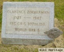 Pvt Clarence E Zimmerman