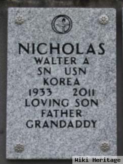 Walter A Nicholas