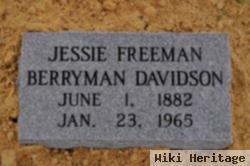 Jessie Freeman Berryman Davidson