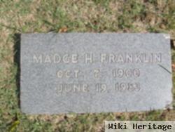 Madge H Franklin