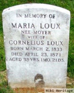 Mrs Maria Moyer Loux