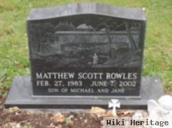 Matthew Scott Rowles