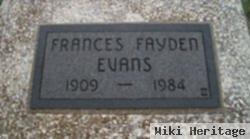 Frances Fayden Evans