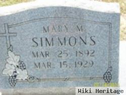 Mary V Nelson Simmons