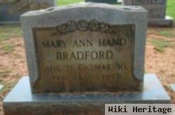 Mary Ann Hand Bradford