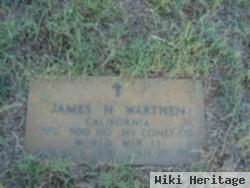 Pfc James H. Warthen