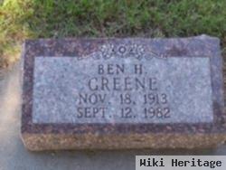 Benjamin Harrison "ben" Greene