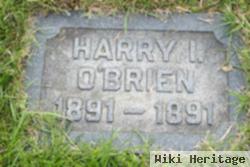 Harry I O'brien