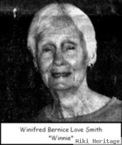 Winifred Bernice "winnie" Love Smith