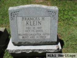 Frances H Klein