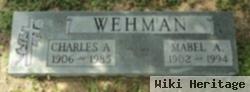 Mabel Annie Webb Wehman