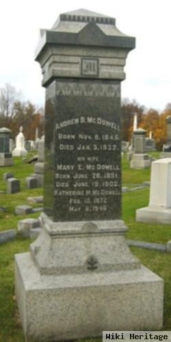 Mary E Mcdowell