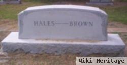 Martha Elizabeth Brown Hales