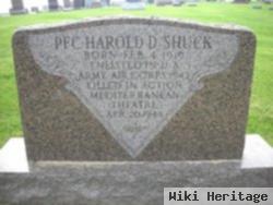 Pfc Harold D Shuck