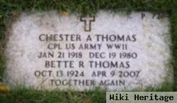 Chester A Thomas