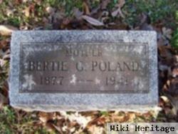 Bertha Grace "bertie" Miller Poland