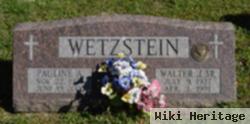 Walter James "walt" Wetzstein, Sr