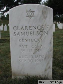 Clarence F Samuelson