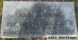 Pvt John Beyerink