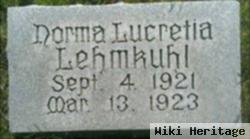 Norma Lucretia Lehmkuhl