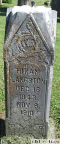 Rev Hiram Langston