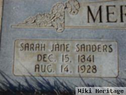 Sarah Jane Sanders Merkley