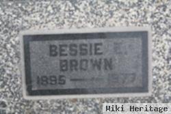 Bessie E Brown