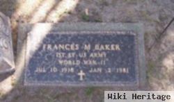 Lieut Frances M. Baker