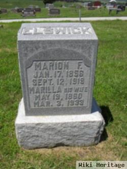 Marilla "rilla" Needham Elswick