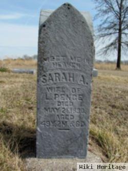 Sarah A. "sadie" Matlick Pence