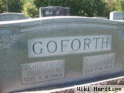 George Franklin "frank" Goforth