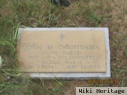 Pvt John M. Christensen