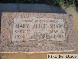 Mary Alice Shaw