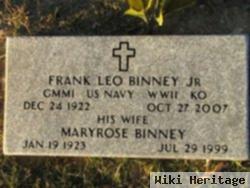 Frank Leo Binney, Jr