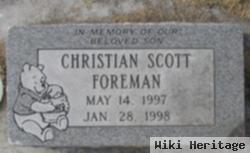 Christian Scott Foreman