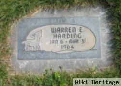 Warren E Harding