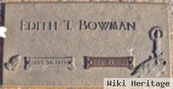 Edith T. Bowman