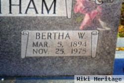 Bertha W. Chatham