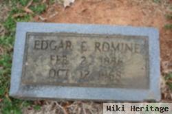 Edgar E Romine