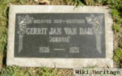 Gerrit Jan "johnnie" Van Dam