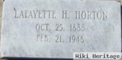 Lafayette H Horton