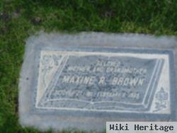 Maxine R Brown