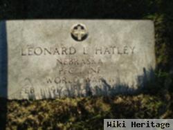 Pfc Leonard L. Hatley