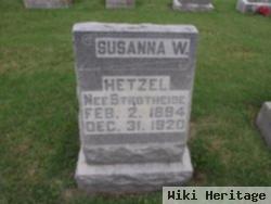 Susanna W. Strotheide Hetzel