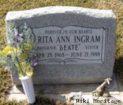 Rita Ann "beate" Ingram