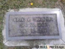 Cleo G Widener