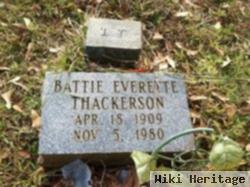 Battie Everette Thackerson