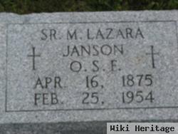 Sr Lazara Janson