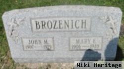 John M Brozenich