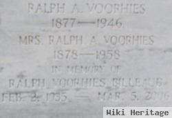 Ralph A Voorhies